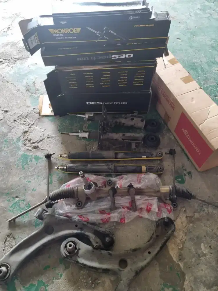 Racksteer shockbreaker lower arm link stabil honda brio rs 2016