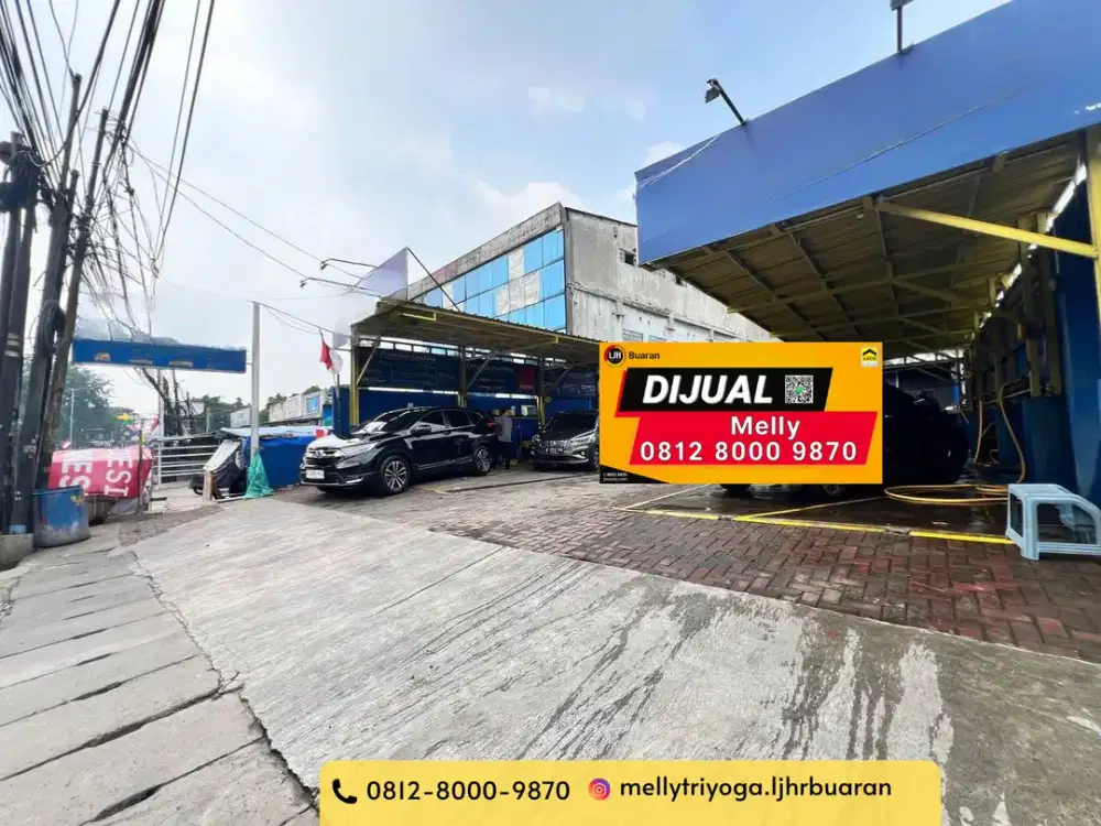 Dijual Tanah Komersil Cocok untuk Kantor dan Usaha Jalan Raya Bogor Ciracas, Jakarta Timur