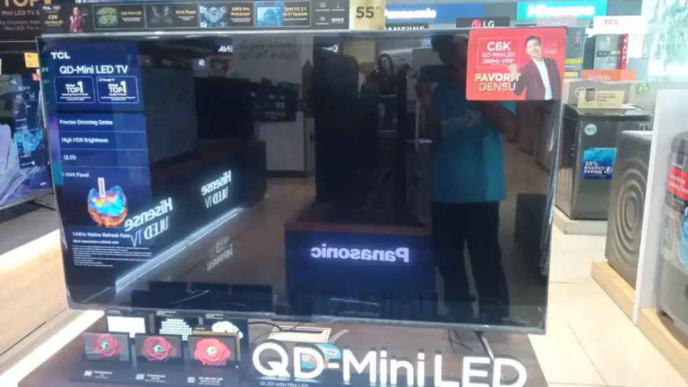 TCL MINILED GOOGLE TV 4K 55 INCH