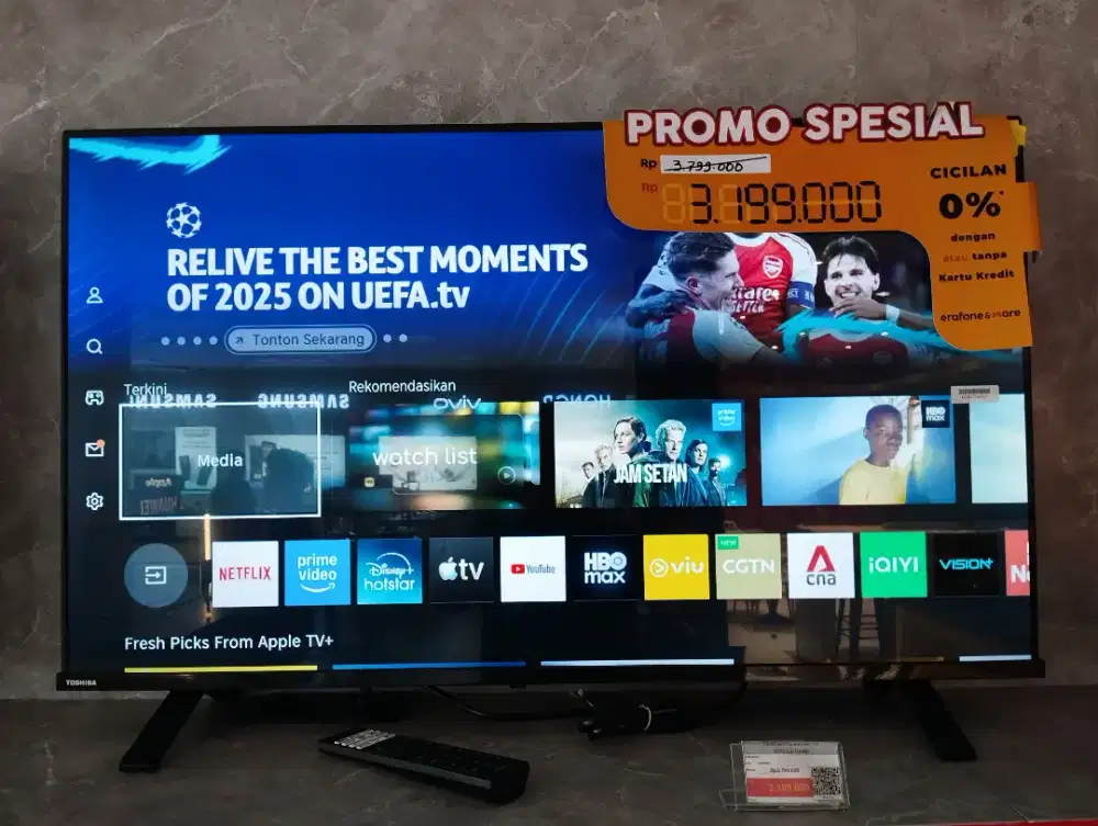 TOSHIBA 43 SMART TV BISA KREDIT TANPA DP