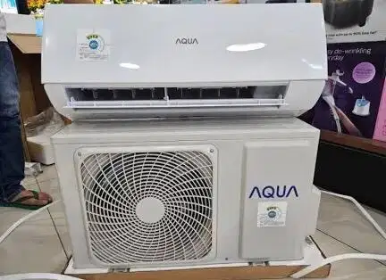 Ac Aqua 1/2 pk lengkap dgn pasang