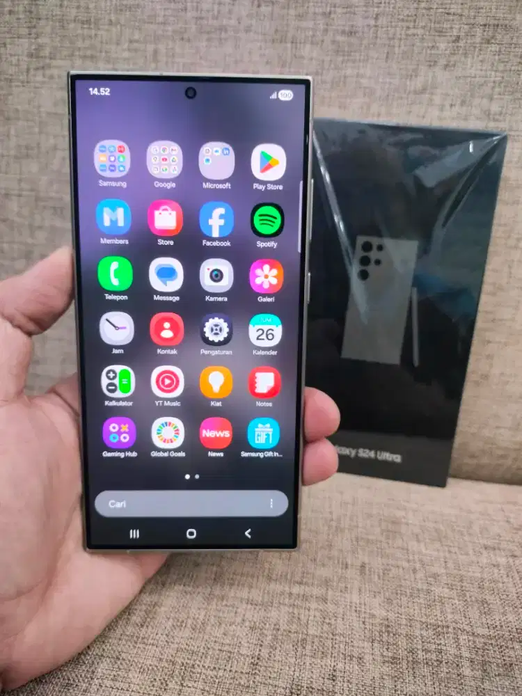 samsung S24 ultra 12/512 titanium gray mulus