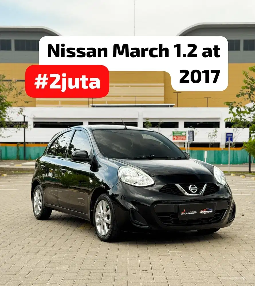 Nissan March 1.2 L at 2017 hitam #2juta