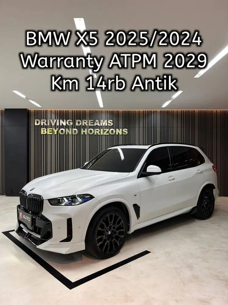 BMW X5 xDrive40i M-Sport G05 LCI AT 2024 Putih Km14rb B1501AT