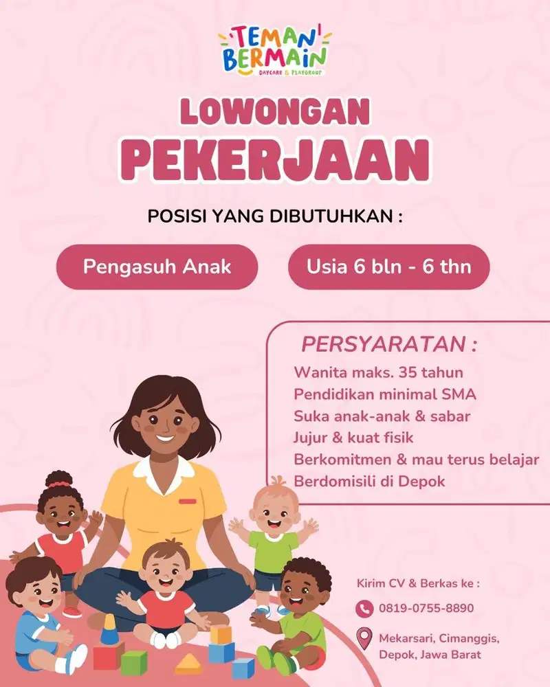 PENGASUH ANAK - DICARI YANG SERIUS