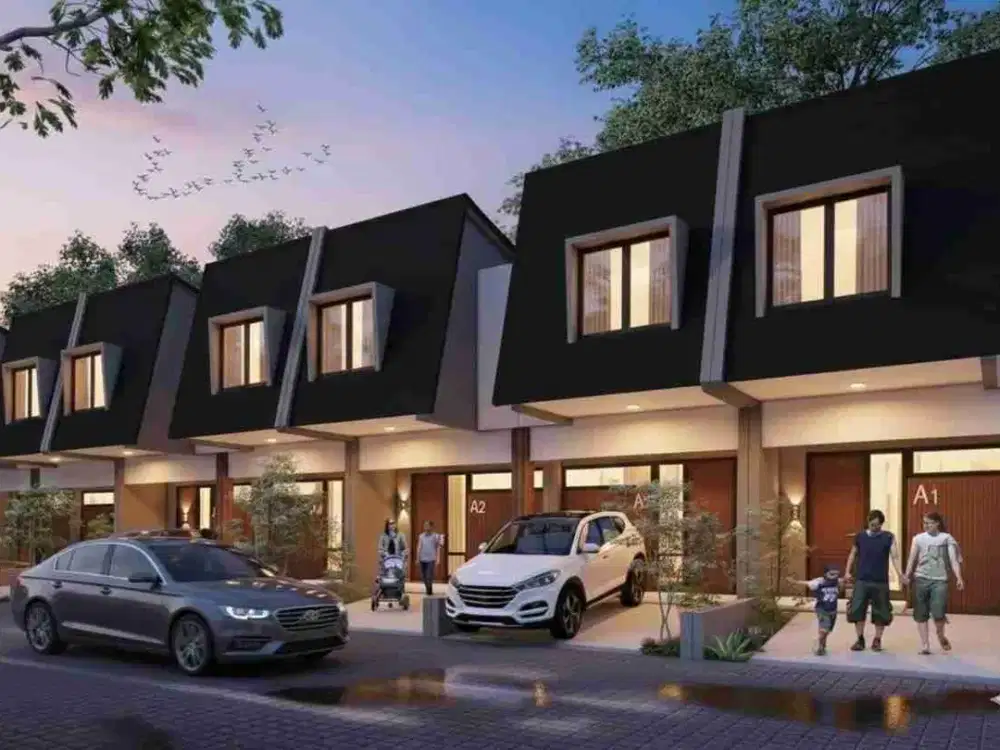 Rumah Cluster 2 Lt Konsep Industrialis Harga Ekonomis 5 Menit Akses Tol Jatiasih Bekasi