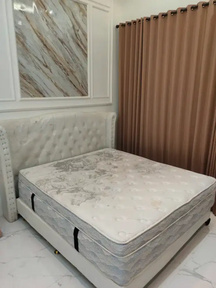 Springbed Plus Divan Sandaran Premium