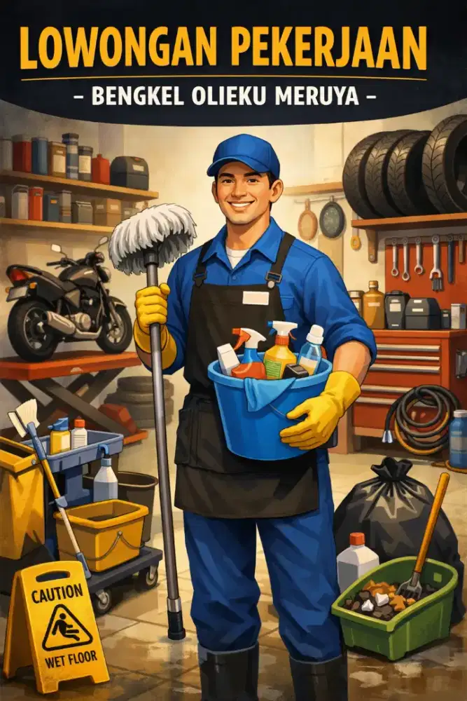 LOKER FREELANCE, CLEANING SERVICE BENGKEL