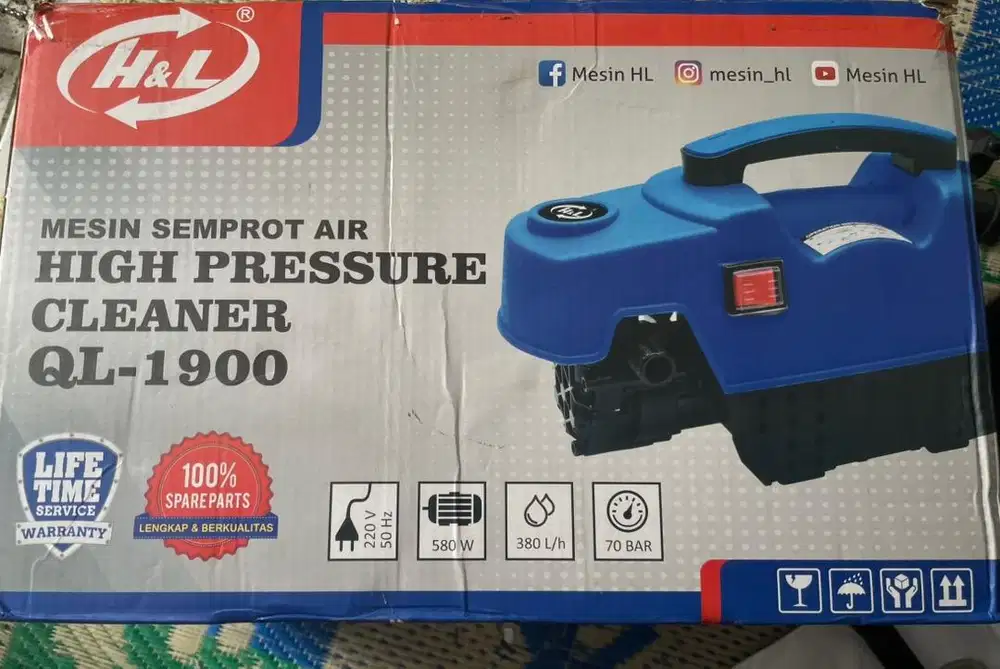 Mesin Semprot Air Tekanan Tinggi