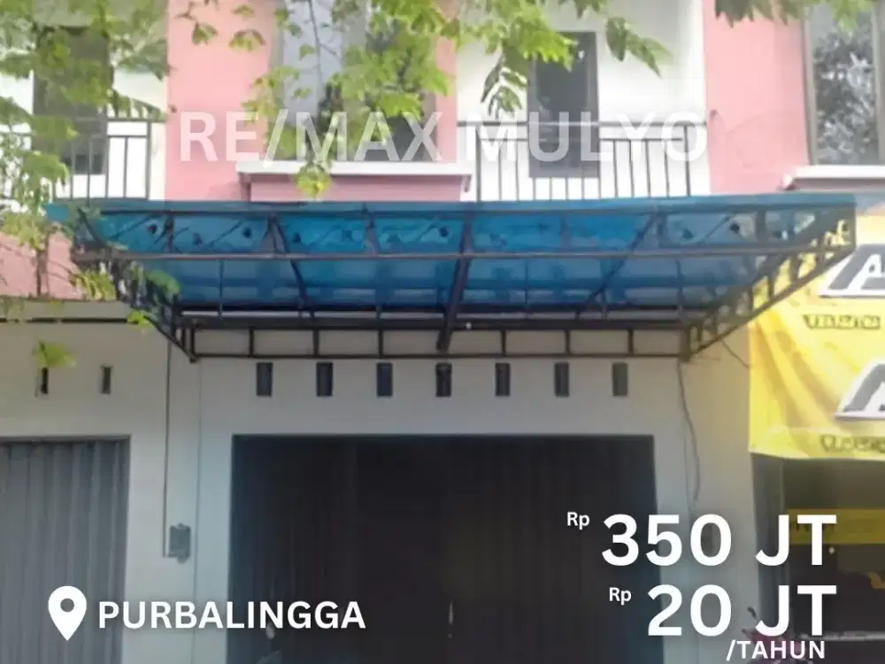 Dijual dan Disewakan Ruko 2 Lantai Tepi Jalan Besar Wilayah Purbalingga