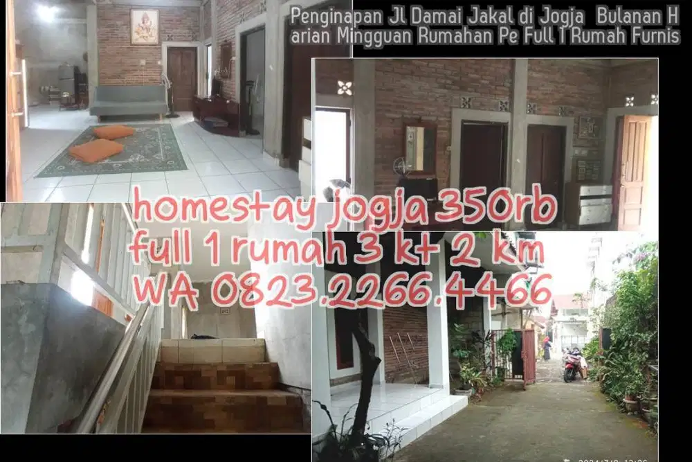 Penginapan Jl Damai Jakal di Jogja  Bulanan Harian Mingguan Rumahan Pe