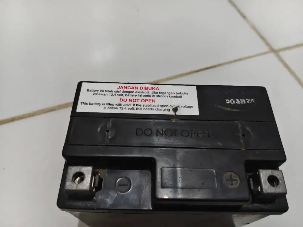 Aki bekas motor honda vario 2011, 110 cc masih bagus