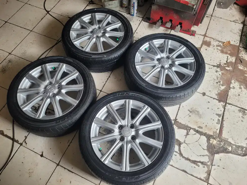 Velg oem jazz rs R16 paket ban second bisa ayla calya brio sirion vios