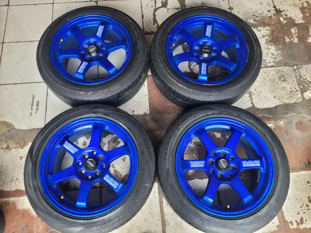 Velg volk rays TE37 R16 paket ban bisa avanza xenia vios yaris jazz