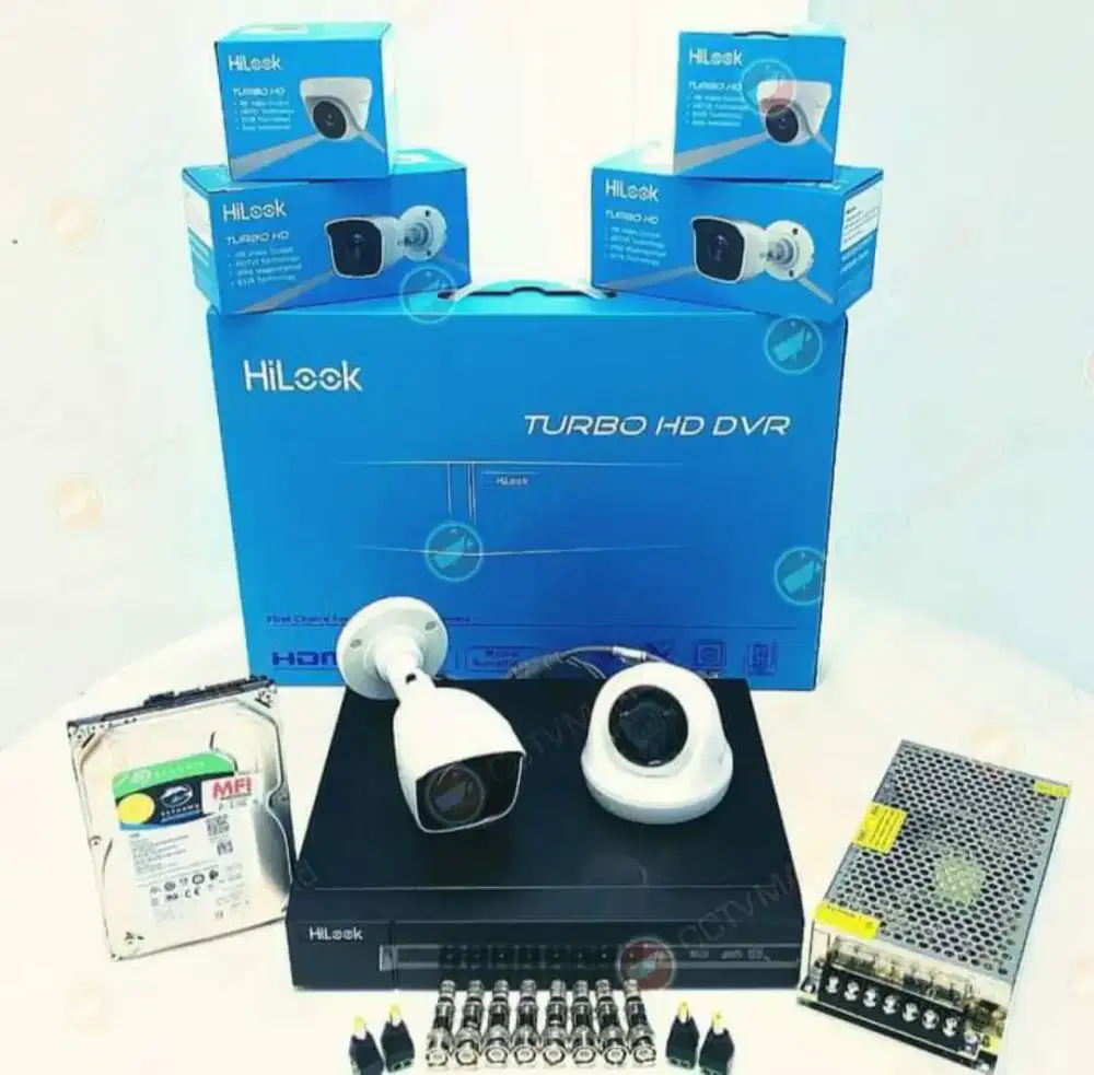 Paket CCTV 2 Kamera Full set - Garansi 1 Tahun