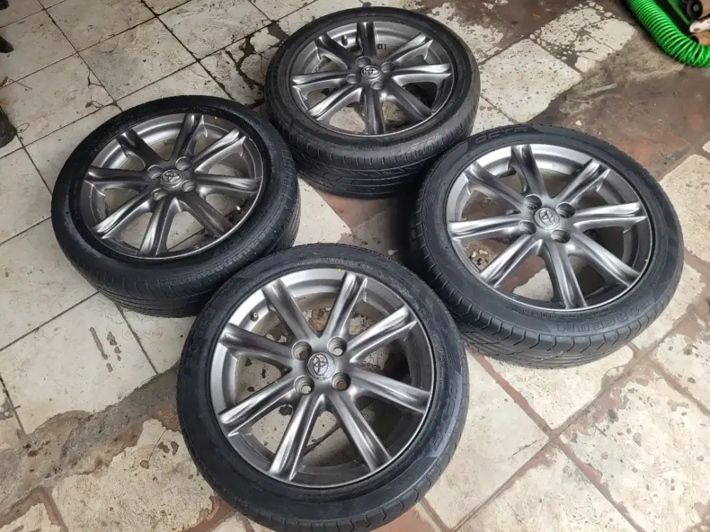 Velg toyota yaris trd R16 paket ban bisa ayla calya sigra sirion vios