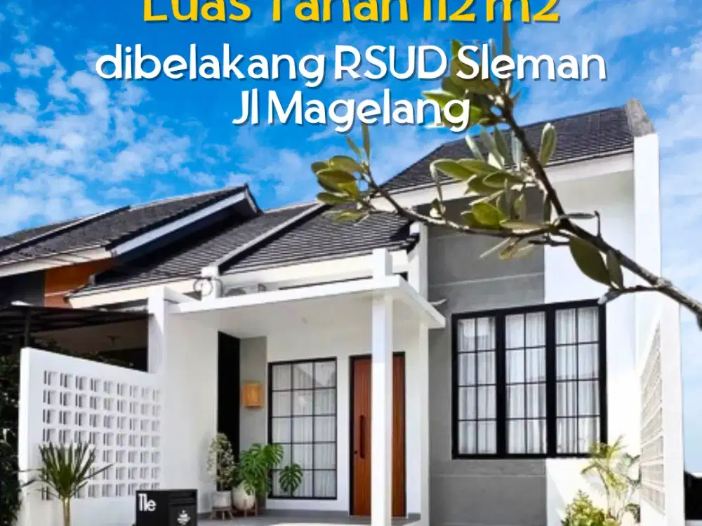 Terbatas! Rumah 400 Jutaan selangkah dari Tugu Jogja Miliki rumah strategis
