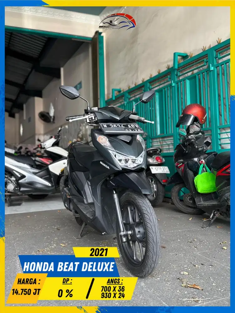 HONDA BEAT DELUXE 2021 LIKE NEW BOSSKU HIKMAH MOTOR KEPUH MALANG