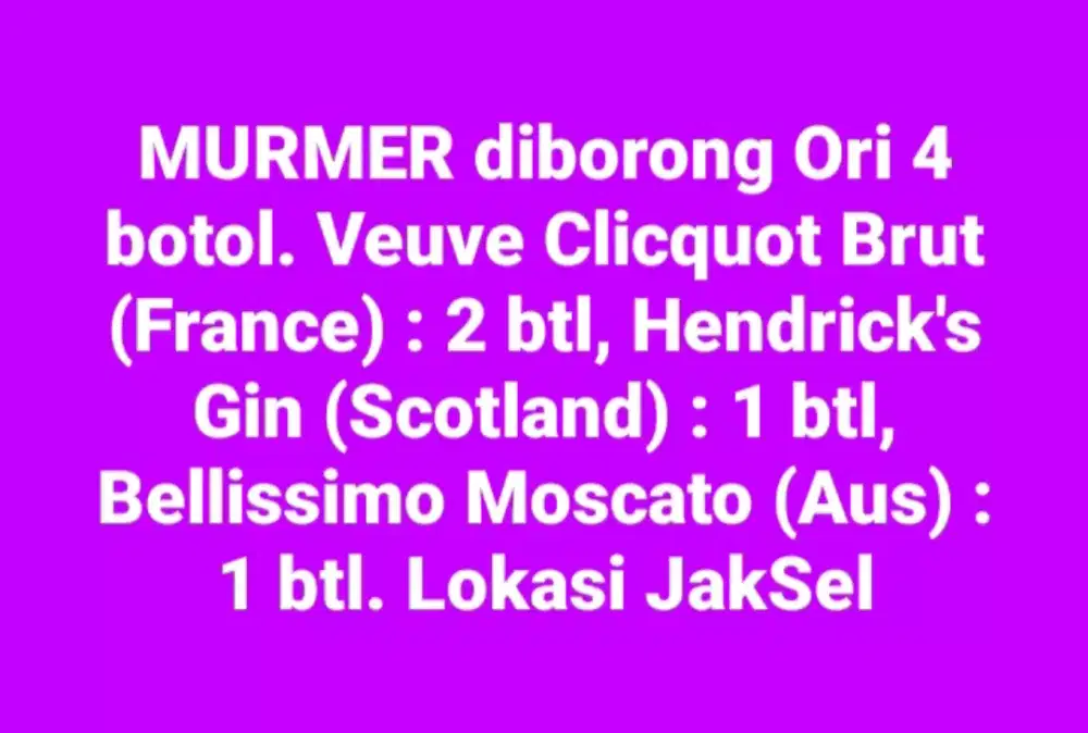 Parcel murah akhir tahun