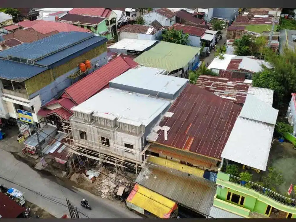 dijual ruko 2 lantai di lokasi tengah kota makassar dekat rs Faisal poros jaln