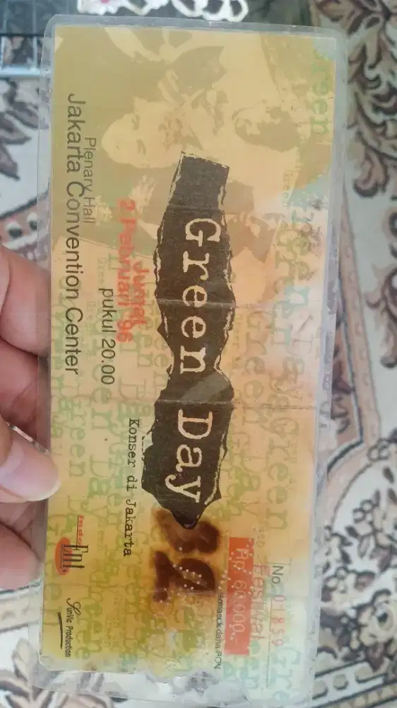 Tiket Konser Greenday 1996