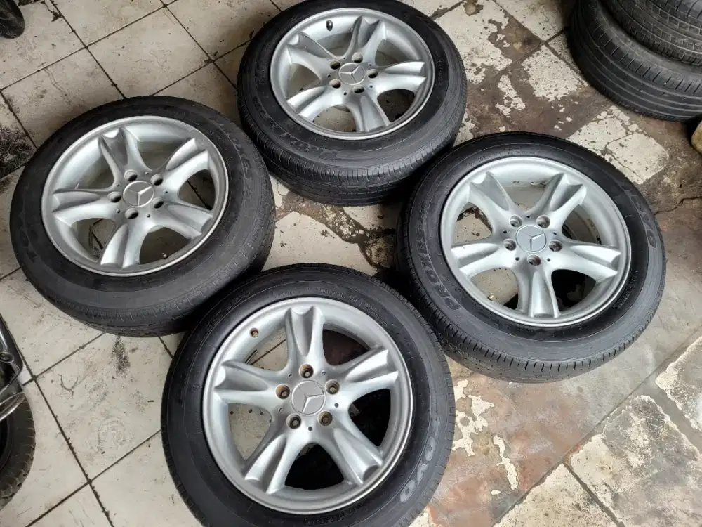 Velg mercy R16 original germany paket ban second 4pcs terima tt