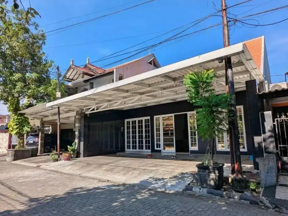 Rumah Kantor Baru Strategis di Ketintang Surabaya, One Gate System