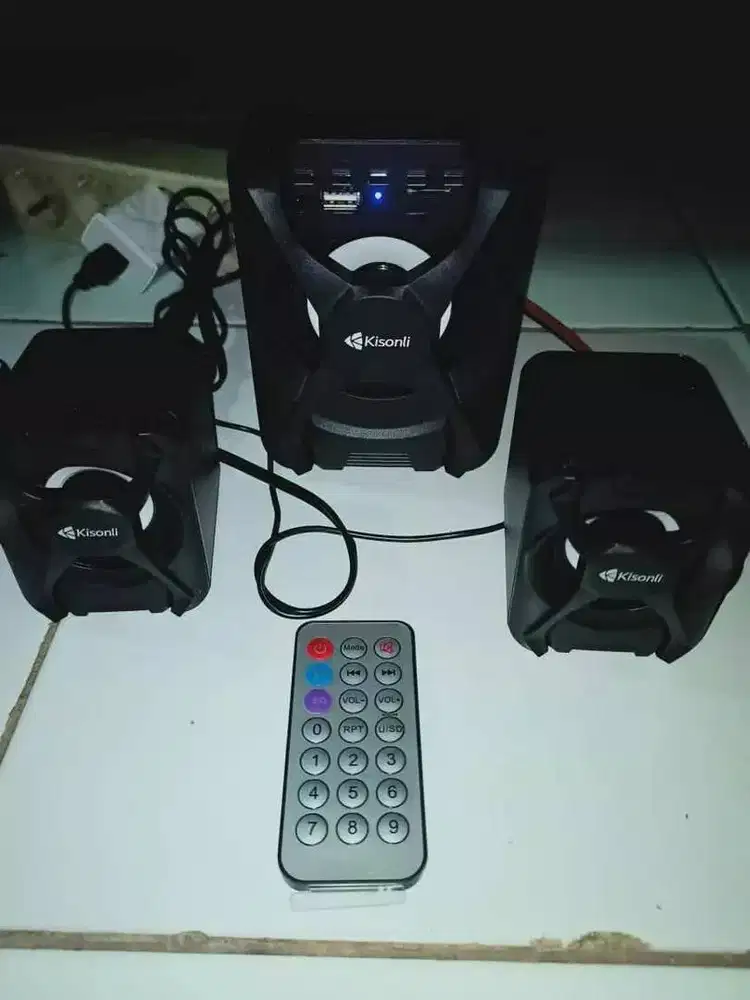 KISONLI U-2500BT USB 2.1 Subwoofer Bass Speaker Bluetooth Komputer