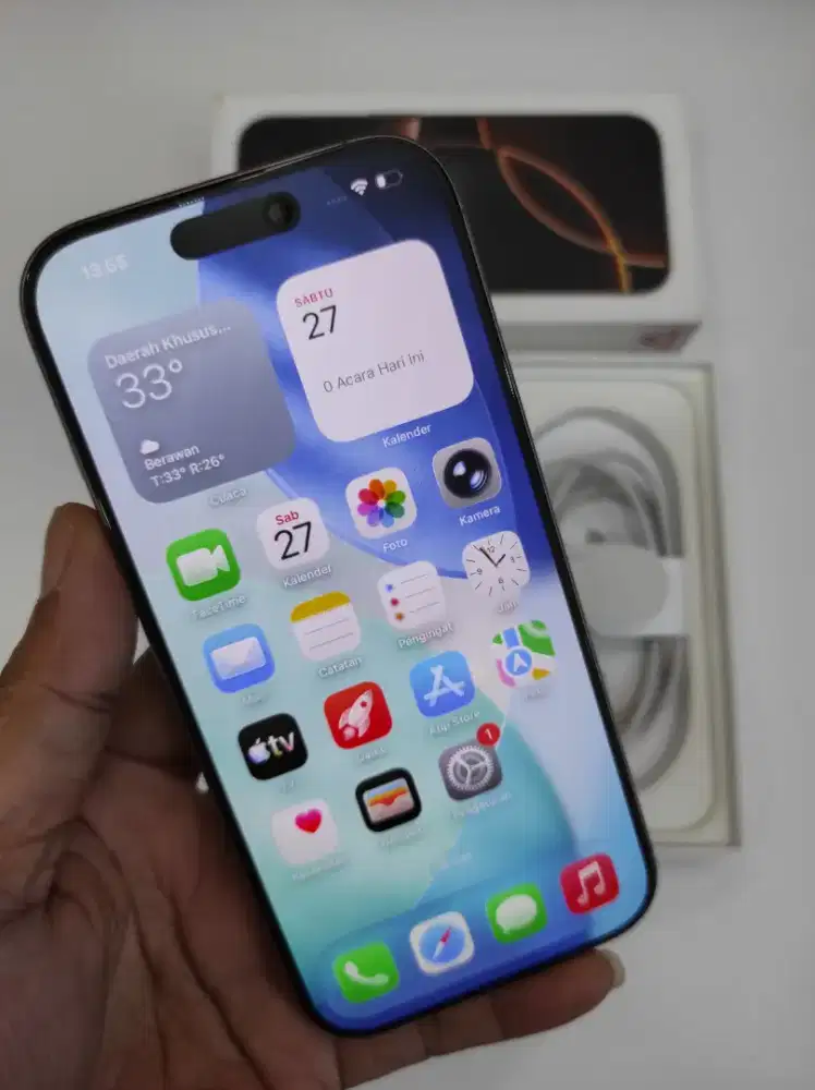 Iphone 16pro 128 
Garansi ibox
Mulus 98%
Bh 100%
Fullset original