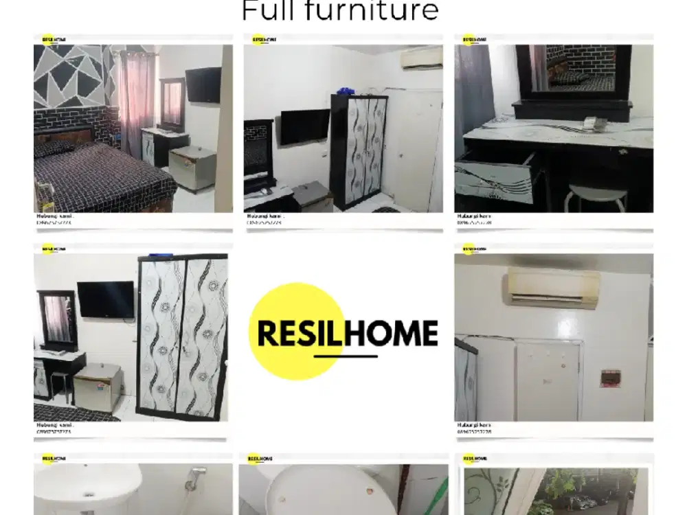 sewa bulanan apartemen Aeropolis tipe studio seberang bandara Soekarno-Hatta Neglasari Tangerang Banten ar1 tower A termurah full furnished