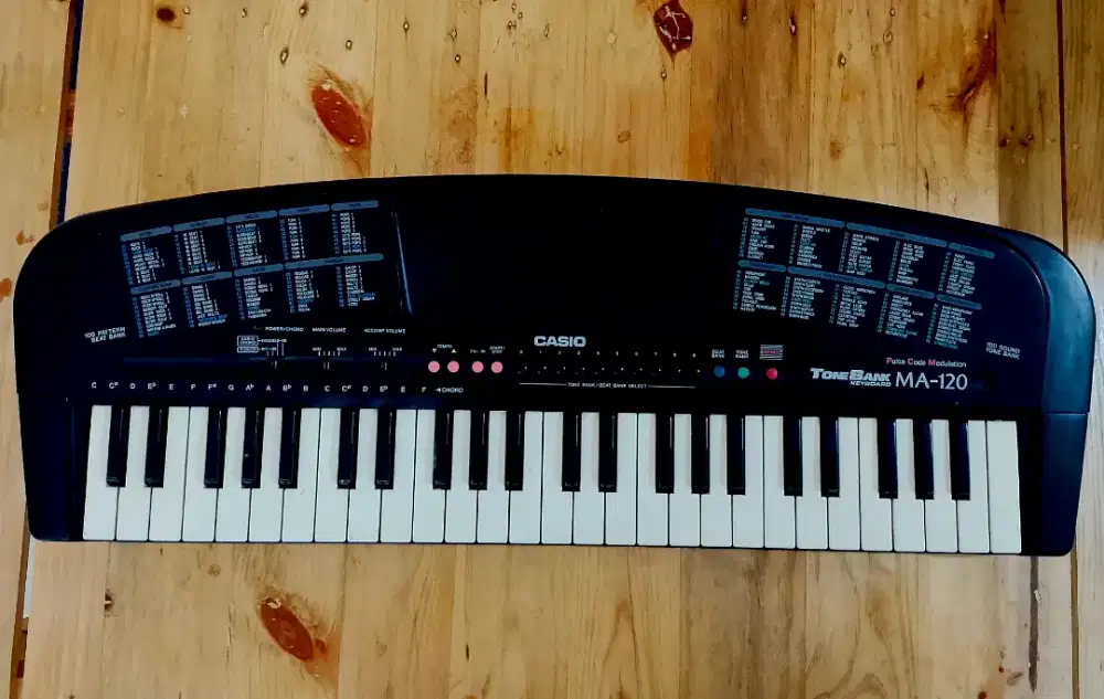 keyboard casio tone bank MA-120