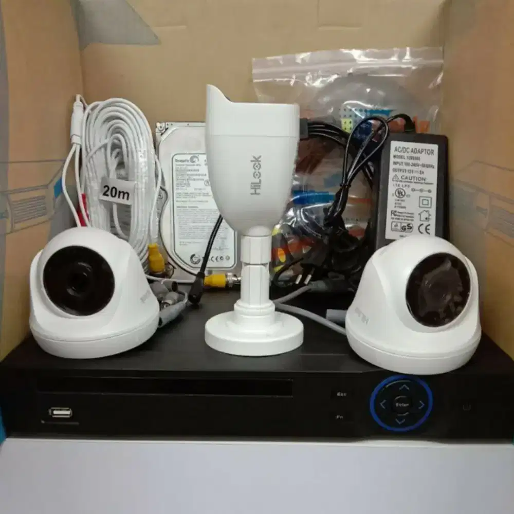 Paket CCTV 2 Kamera Full HD - Paket Ekonomis - Termasuk Pasang