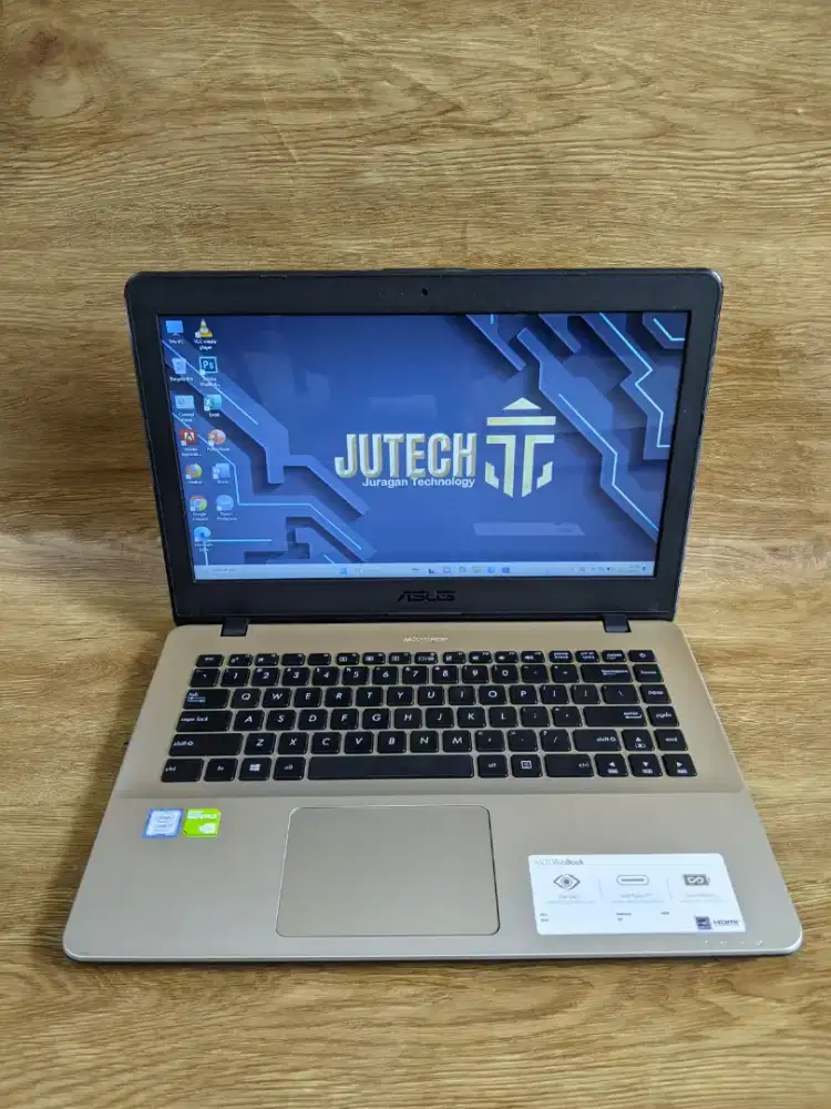 Laptop Asus Vivobook Slim Core i5 Gen8 Ram 8GB Dual VGA Siap pakai