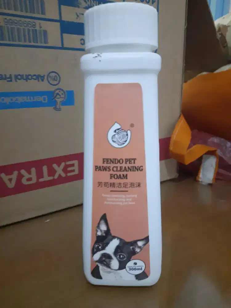 Busa Pembersih Kuku telapak anjing Fendo Pet Paws cleaning foam