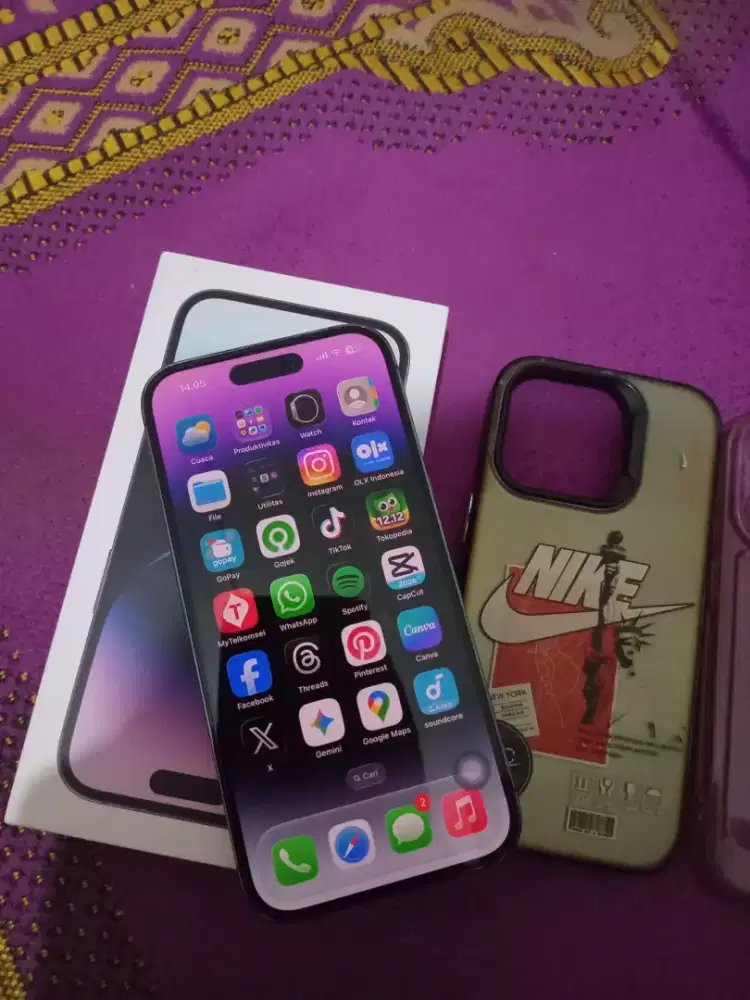 Iphone 14 promax 128gb rawatan pribadi