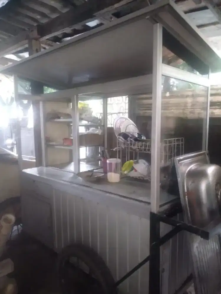 Jual gerobak etalase