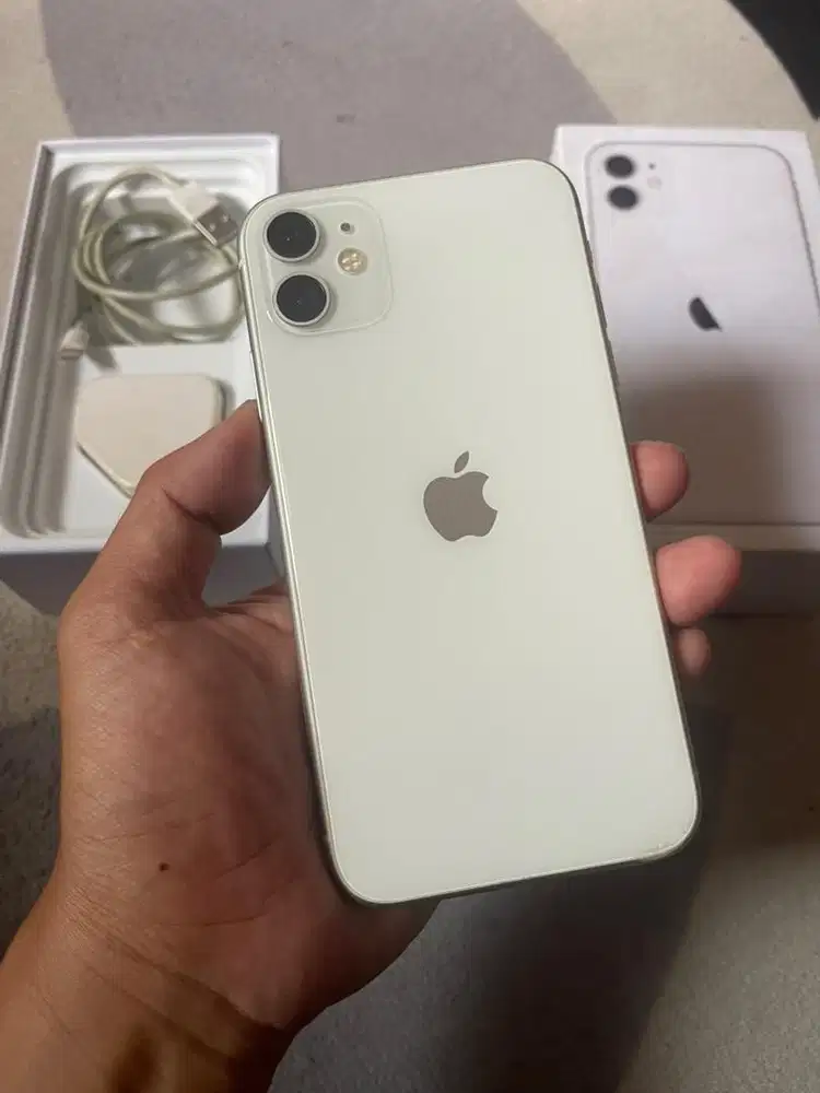 Iphone 11 128gb fulset mulus sinyal anti blokir registered