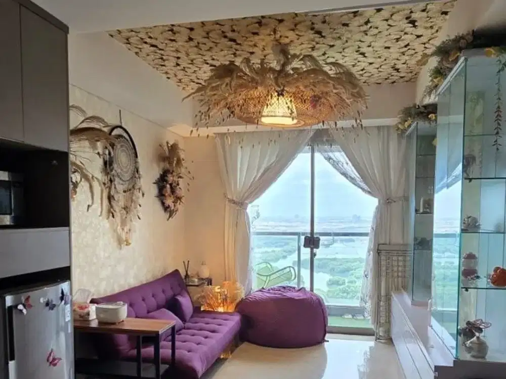 Apartemen Gold Coast High Floor 51m² 1BR Sea View Full Furnished