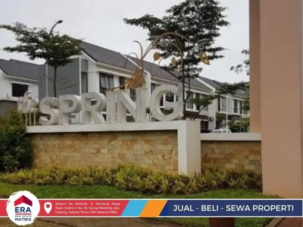 Jual Cepat Rumah Lokasi Strategis Dan Bebas Banjir Di Cluster The Springs