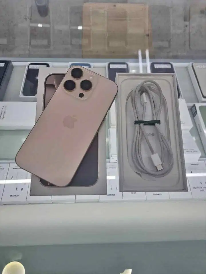 Second IPhone 16 Pro 128GB Desert Titanium Garansi IBOX ON 25 Mei 2026