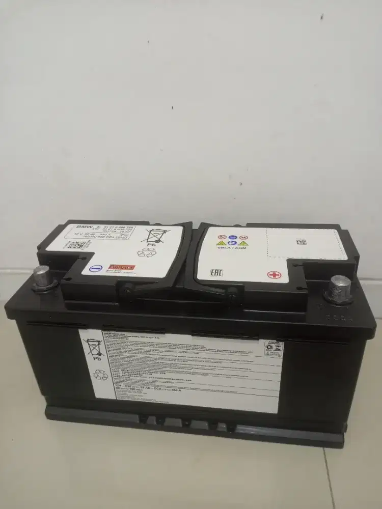 Accu/aki BMW 12v 92Ah kondisi 90% layak pakai