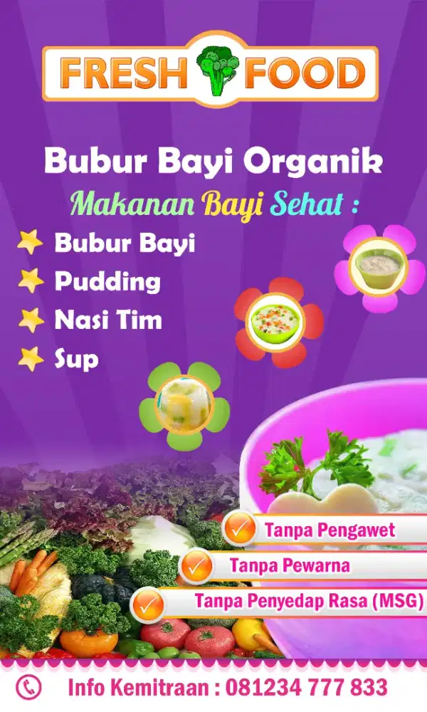 ‎Loker jaga stand bubur bayi organik