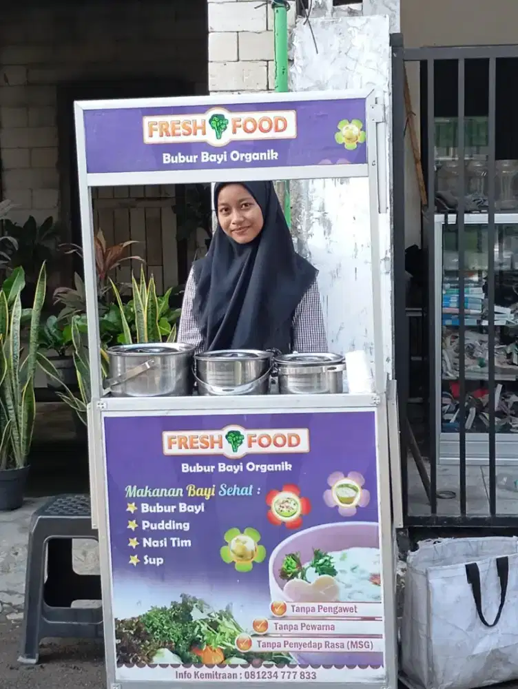 ‎Loker jaga stand bubur bayi organik