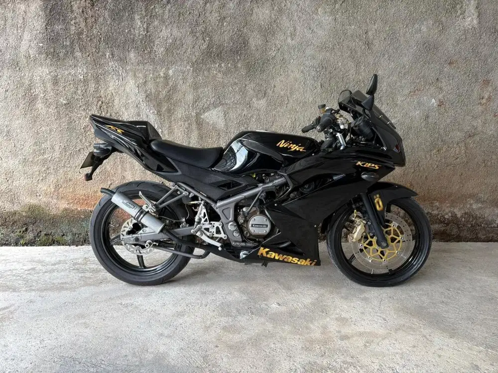 Ninja RR New 2015 Asli Merah Repaint Hitam Mulus