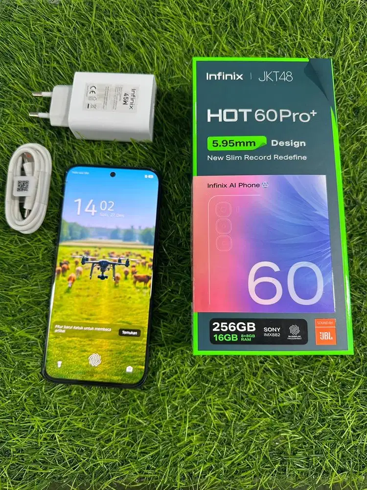 infinix hot 60pro plus 8/256 fullset