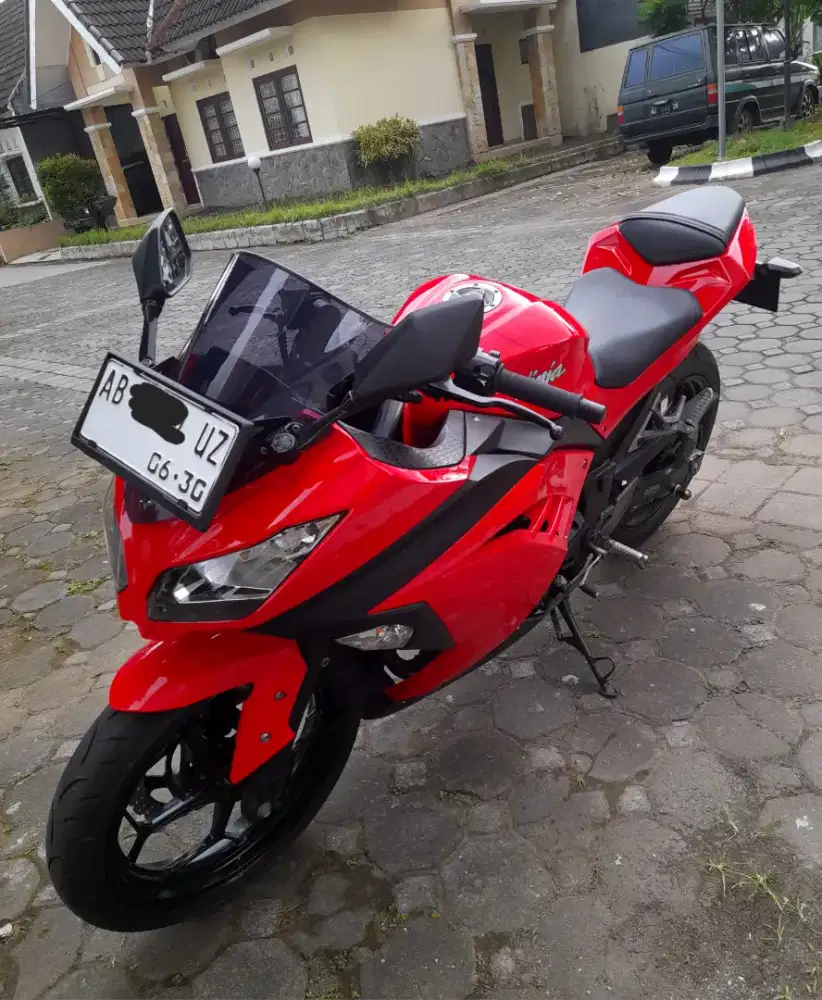 Ninja 250 Fi double 2015 plat AB istimewa original bisa tt matic