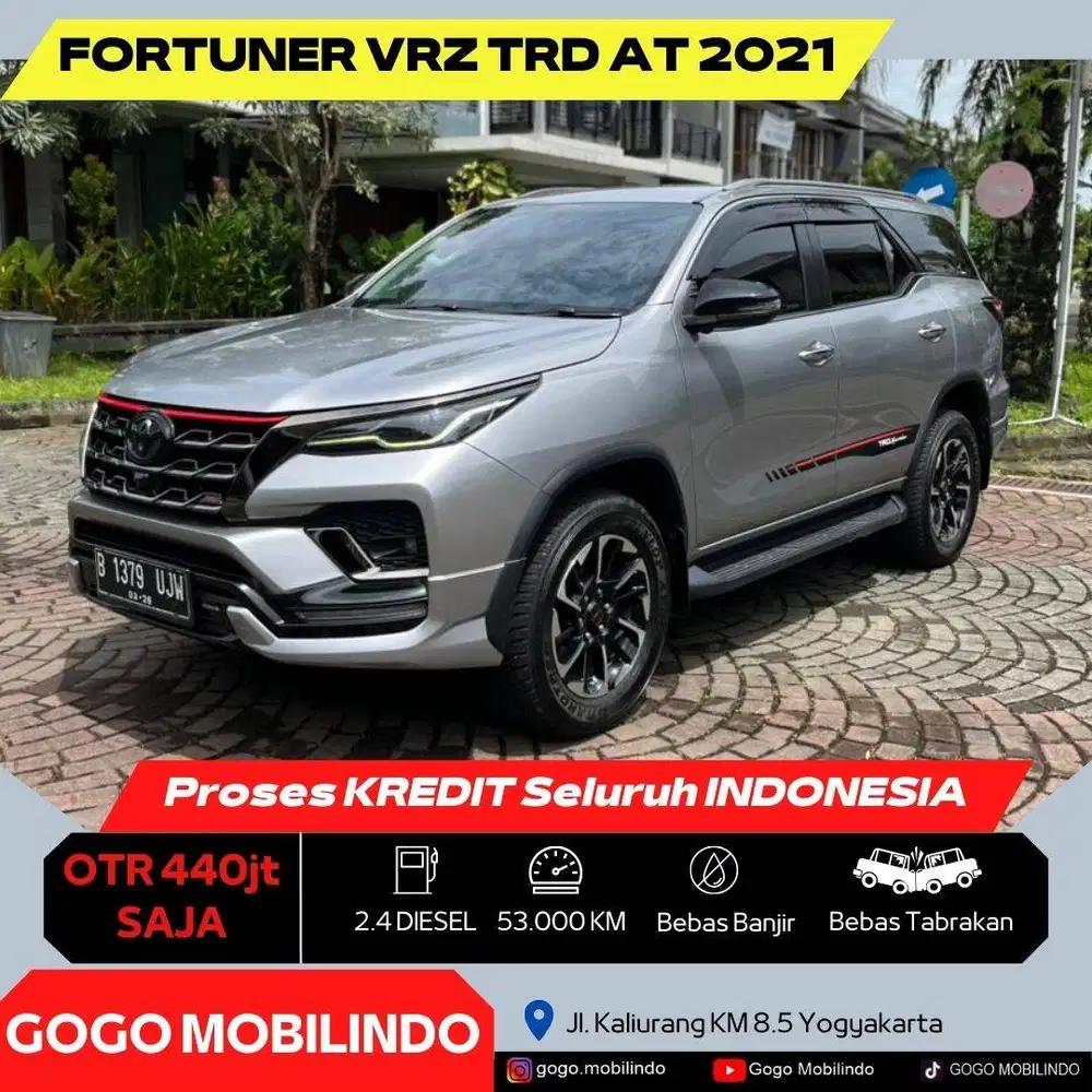Toyota Fortuner VRZ TRD Sportivo Matic 2021 DP Minim MURAH Pajero
