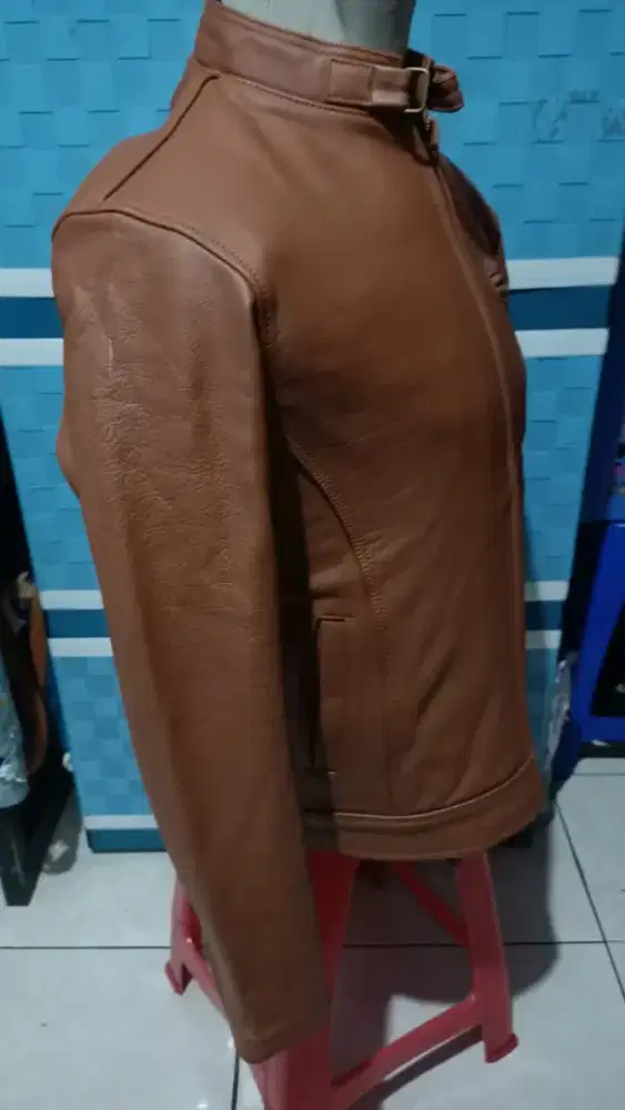 Jaket kulit asli