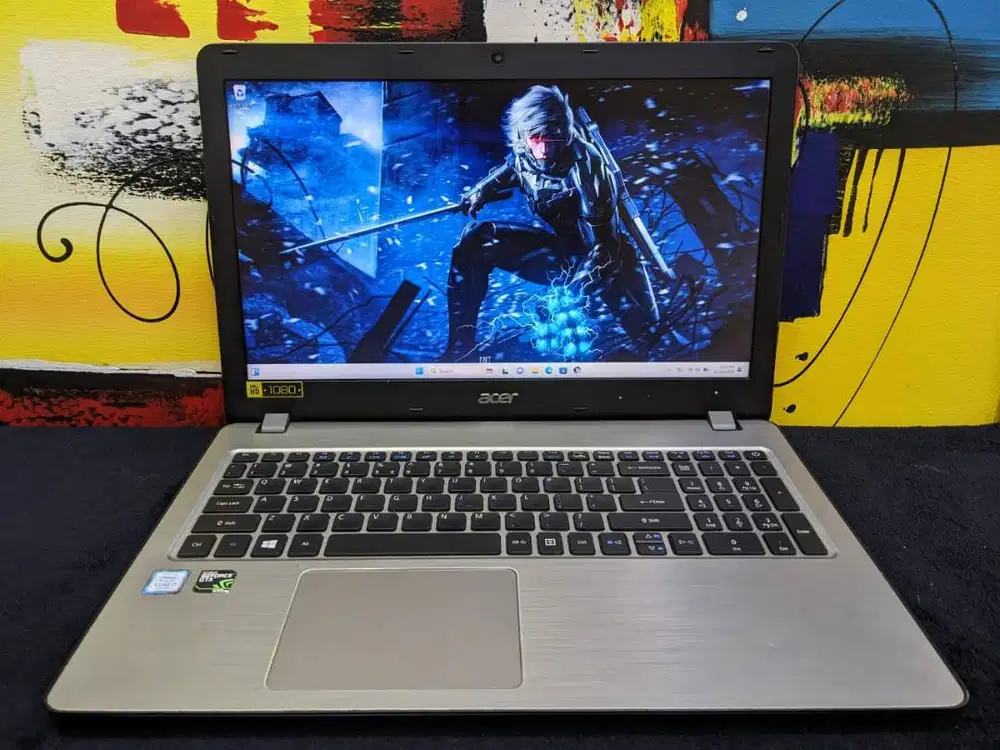 Laptop Gaming Acer Aspire F5 Core i7 7500U 8/128 GTX 950M Siap Pakai