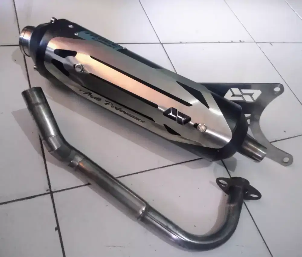 Knalpot Mio Aqill L26/28 Jigsaw Out 38 Sarteng lokasi Pamulang